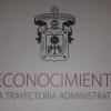 Reconocimiento a la trayectoria administrativa